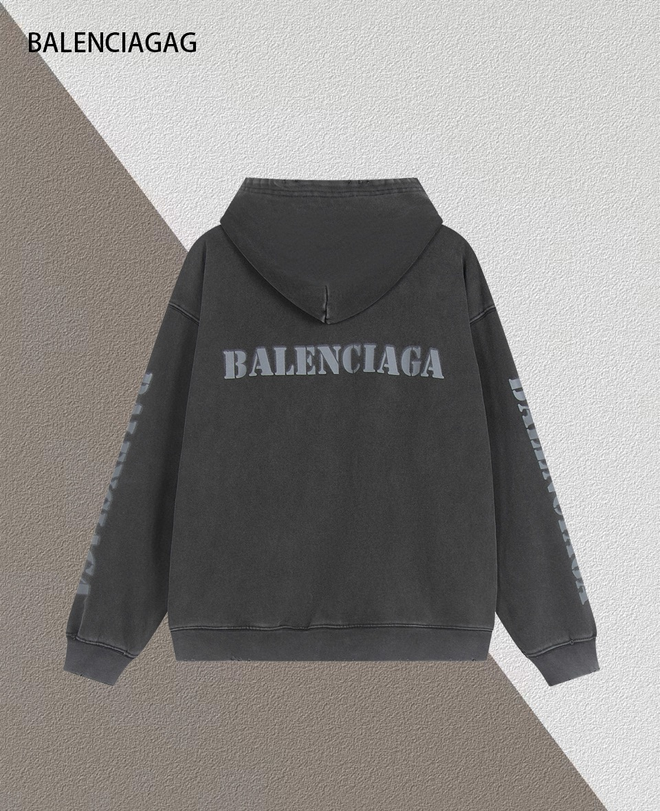 【BALENCIAGA 公式旗艦店】バレンシアガ 丸首の衛衣 スウェット ご好評に付き再入荷！241127
