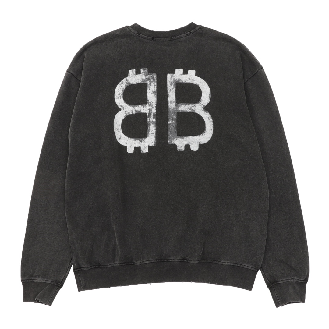 【BALENCIAGA 公式旗艦店】バレンシアガ 丸首の衛衣 スウェット ご好評に付き再入荷！241127