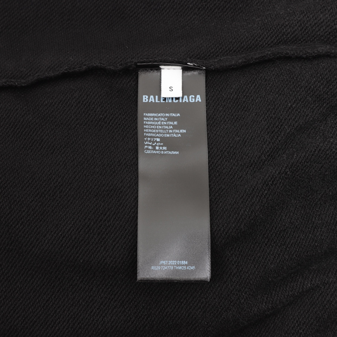 【BALENCIAGA 公式旗艦店】バレンシアガ 丸首の衛衣 スウェット ご好評に付き再入荷！241127