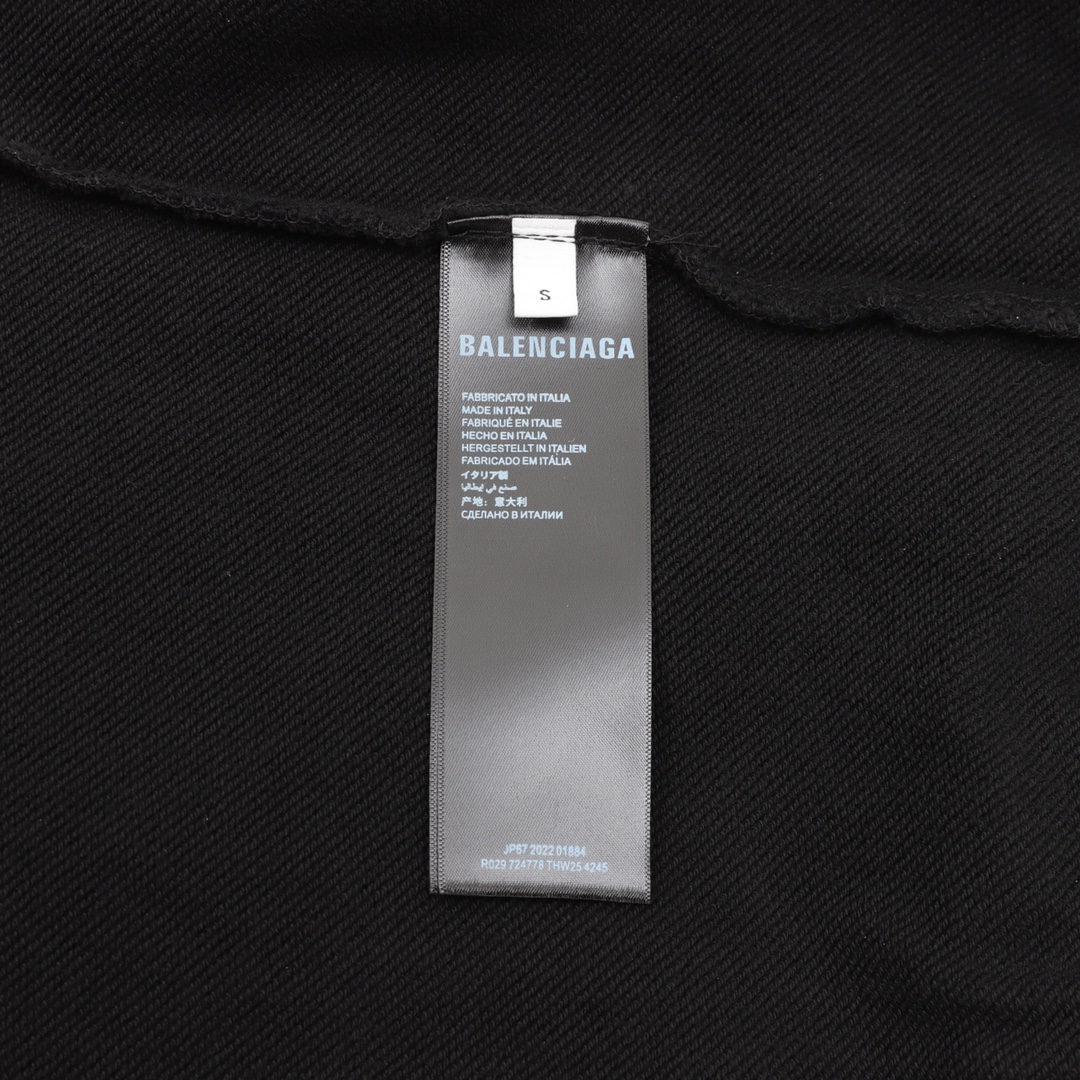 【BALENCIAGA 公式旗艦店】バレンシアガ 丸首の衛衣 スウェット ご好評に付き再入荷！241127