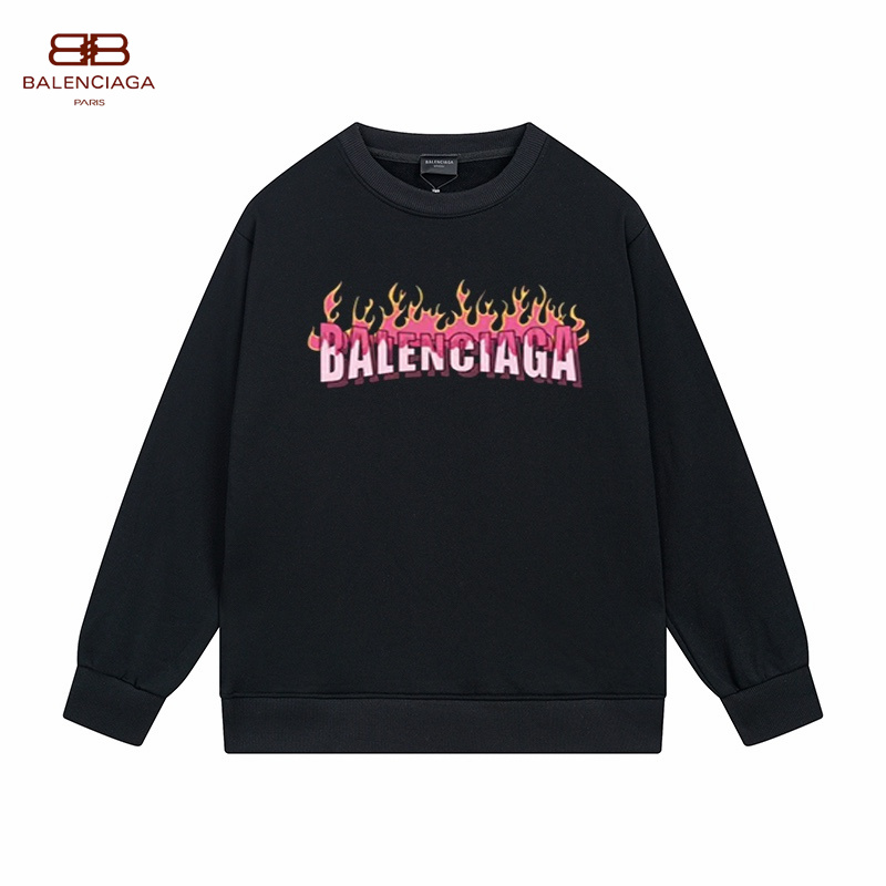 【BALENCIAGA 公式旗艦店】バレンシアガ 丸首の衛衣 スウェット ご好評に付き再入荷！241127