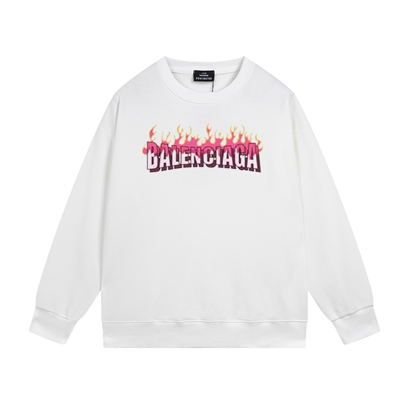 【BALENCIAGA 公式旗艦店】バレンシアガ 丸首の衛衣 スウェット ご好評に付き再入荷！241127