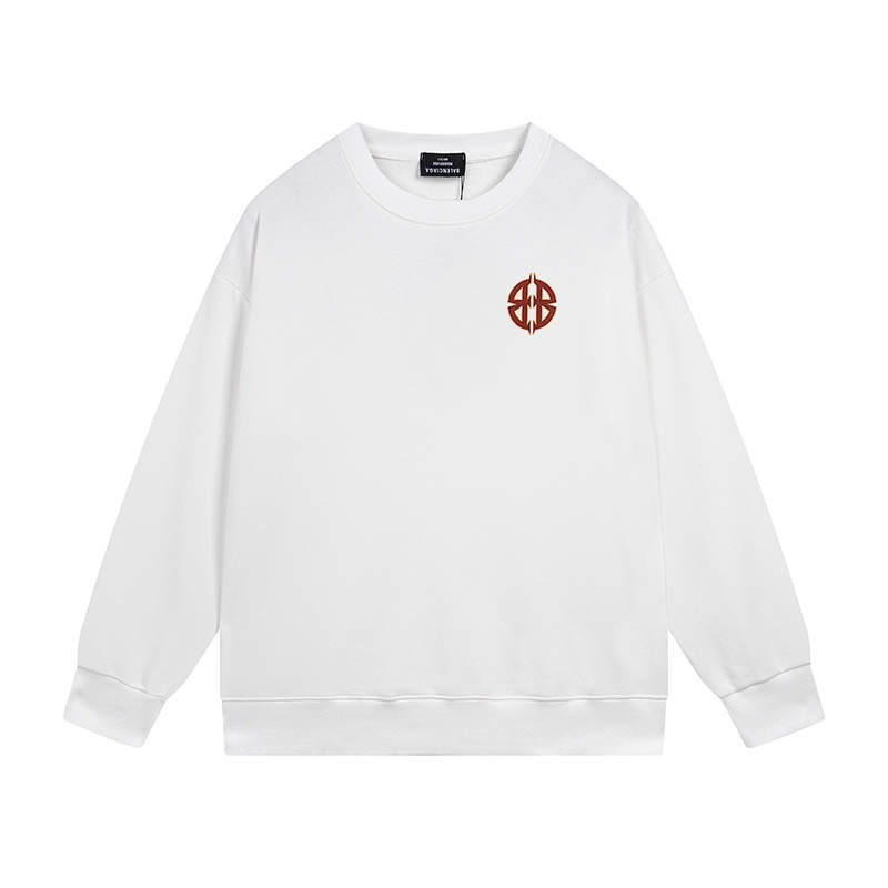 【BALENCIAGA 公式旗艦店】バレンシアガ 丸首の衛衣 スウェット ご好評に付き再入荷！241127