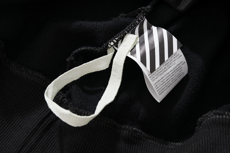 【OFF-WHITE  公式旗艦店】オフホワイト 丸首の衛衣  スウェットご好評に付き再入荷！ 241127
