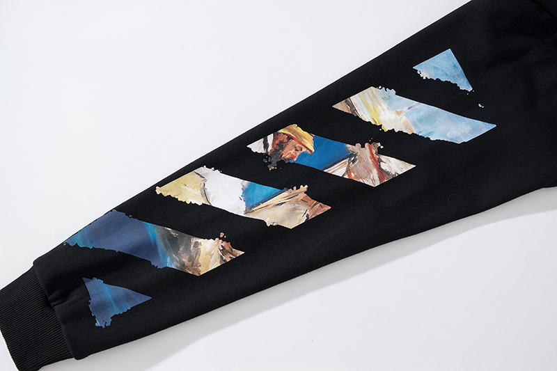 【OFF-WHITE  公式旗艦店】オフホワイト 丸首の衛衣  スウェットご好評に付き再入荷！ 241127