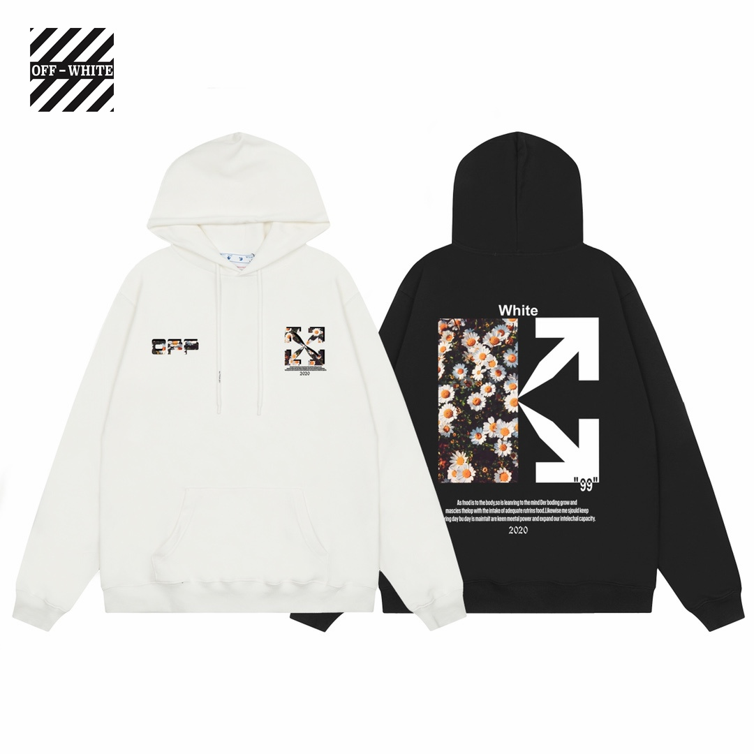 【OFF-WHITE  公式旗艦店】オフホワイトパーカースウェットご好評に付き再入荷 241127