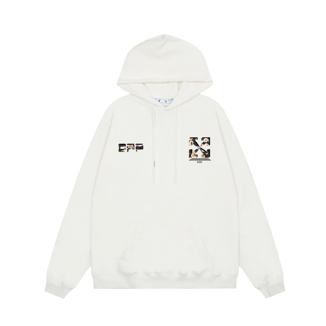 【OFF-WHITE  公式旗艦店】オフホワイトパーカースウェットご好評に付き再入荷 241127