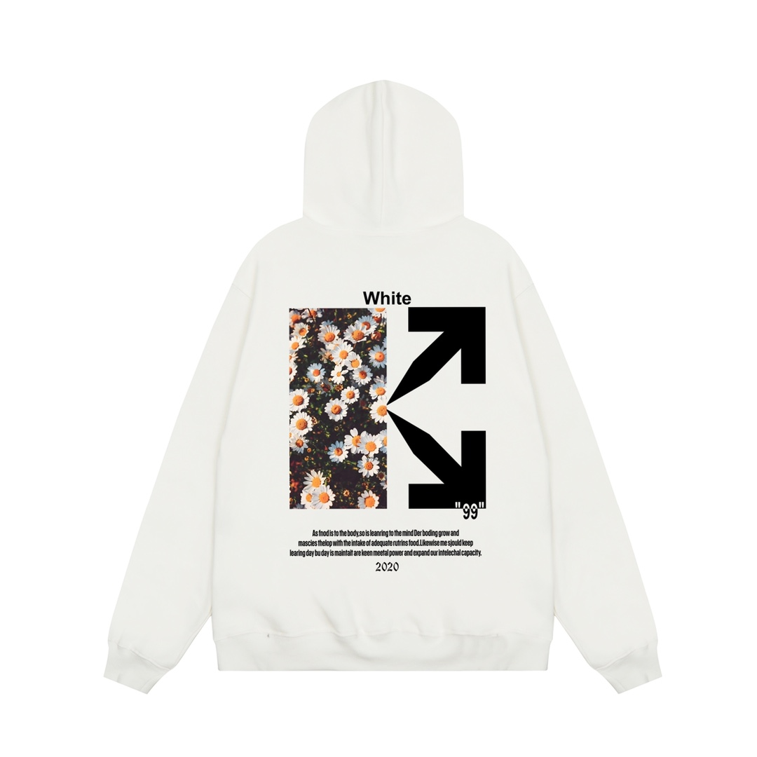 【OFF-WHITE  公式旗艦店】オフホワイトパーカースウェットご好評に付き再入荷 241127