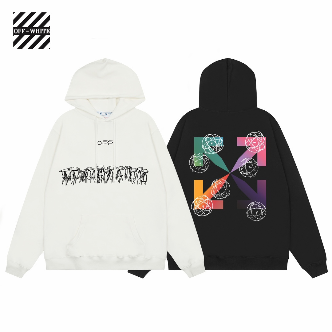 【OFF-WHITE  公式旗艦店】オフホワイトパーカースウェットご好評に付き再入荷 241127