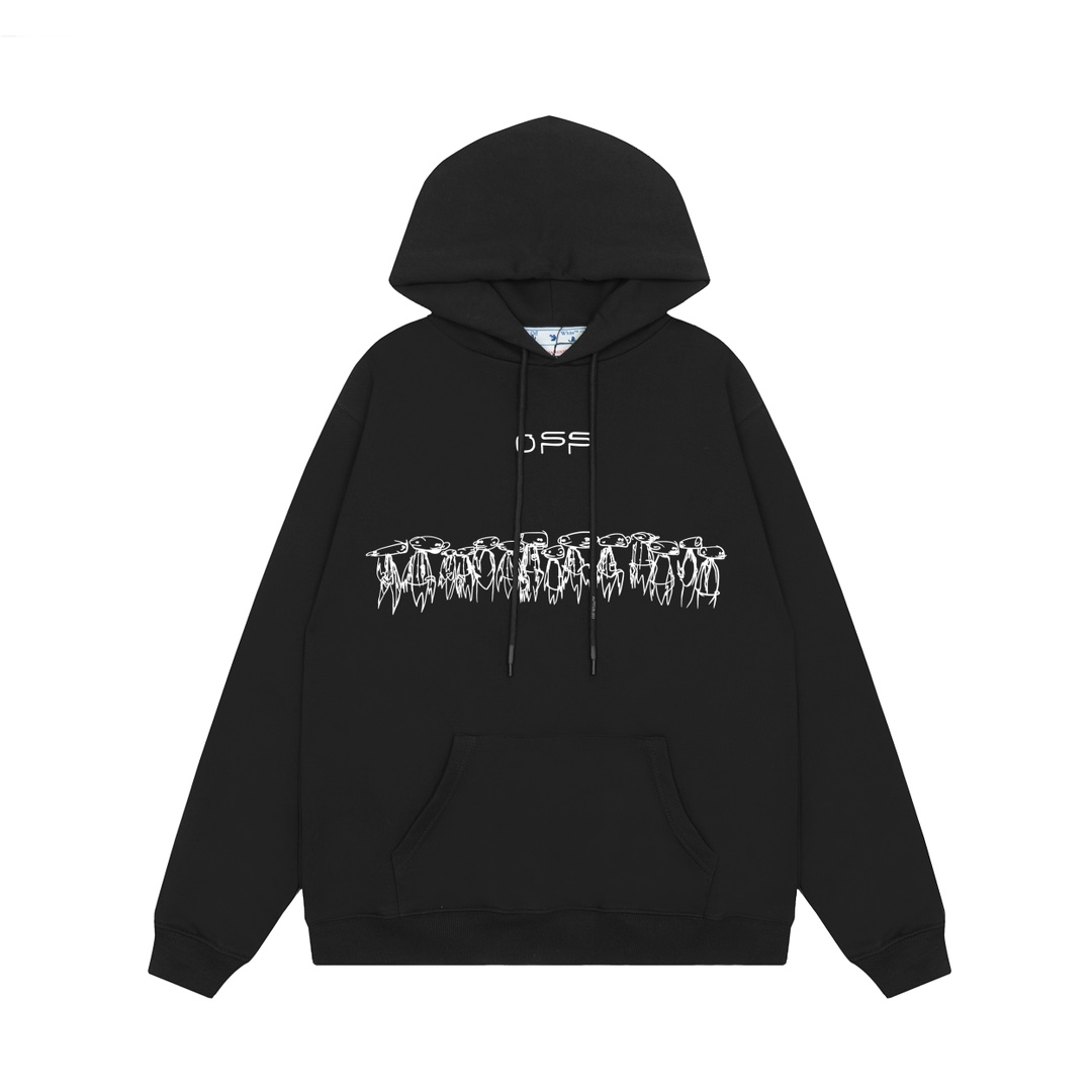 【OFF-WHITE  公式旗艦店】オフホワイトパーカースウェットご好評に付き再入荷 241127