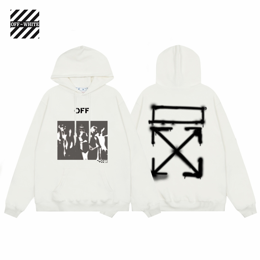 【OFF-WHITE  公式旗艦店】オフホワイトパーカースウェットご好評に付き再入荷 241127