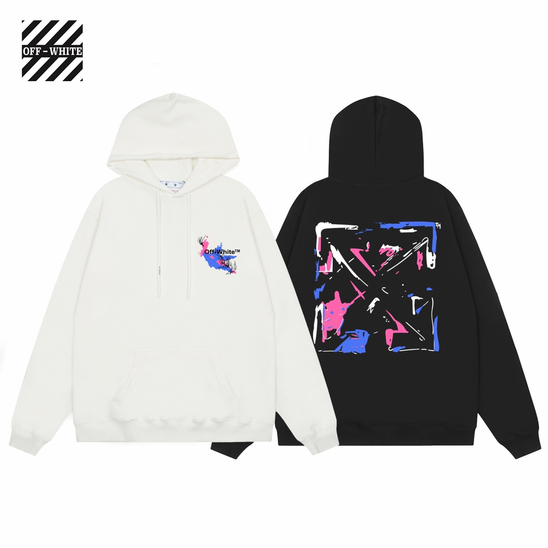 【OFF-WHITE  公式旗艦店】オフホワイトパーカースウェットご好評に付き再入荷 241127
