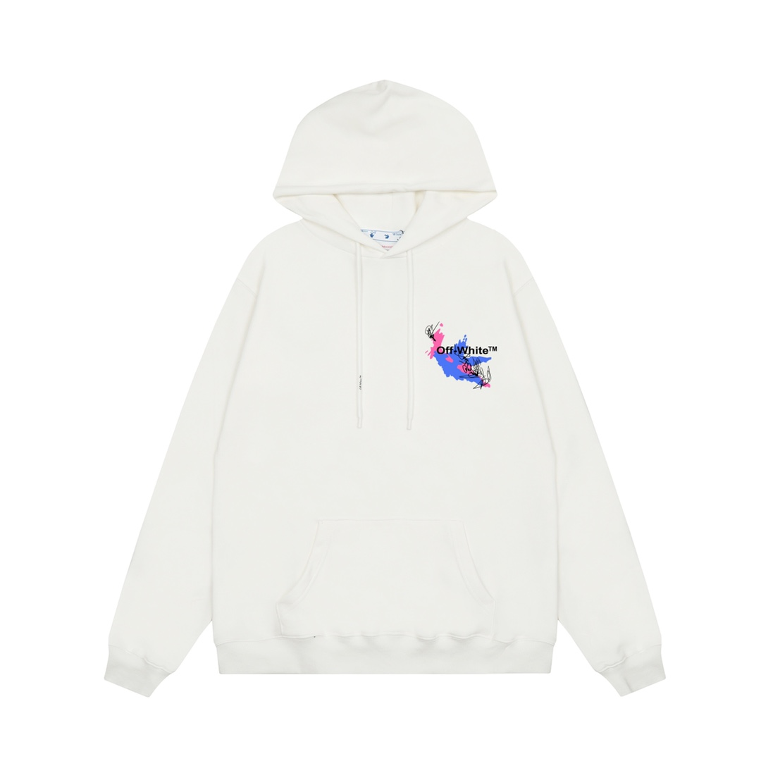 【OFF-WHITE  公式旗艦店】オフホワイトパーカースウェットご好評に付き再入荷 241127