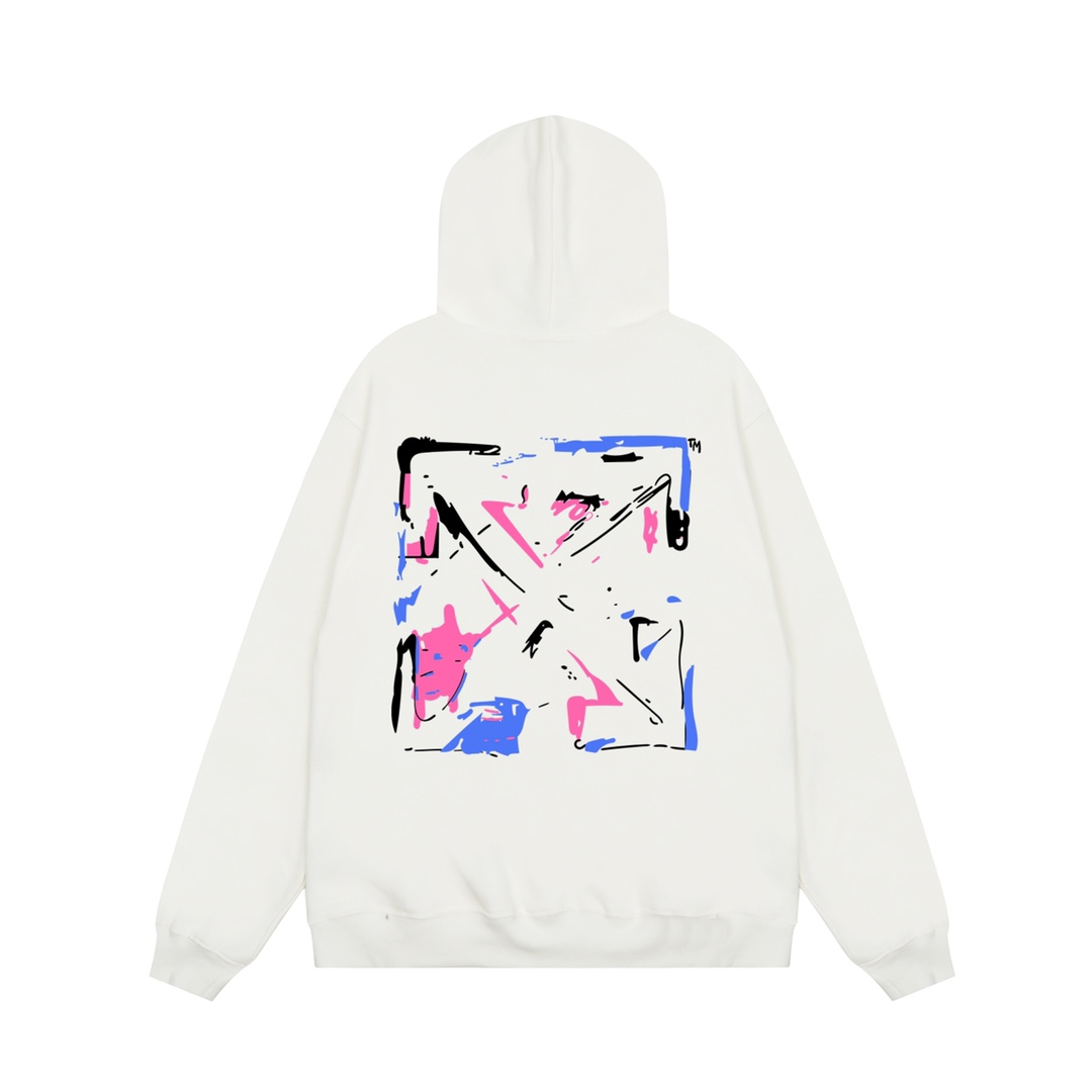 【OFF-WHITE  公式旗艦店】オフホワイトパーカースウェットご好評に付き再入荷 241127