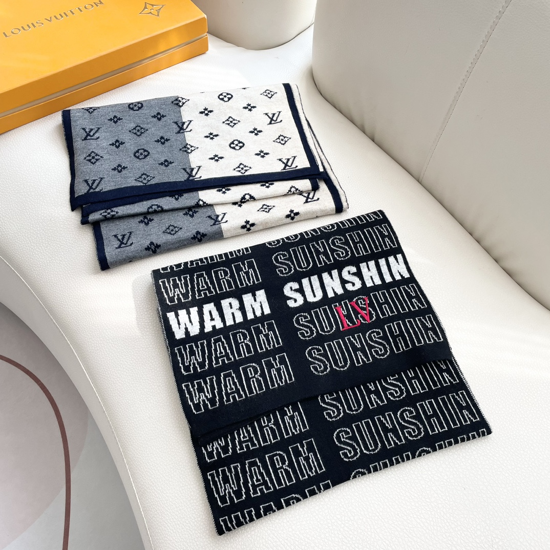 【LOUIS VUITTON   ルイヴィトン】スカーフ 186*34CM   241207