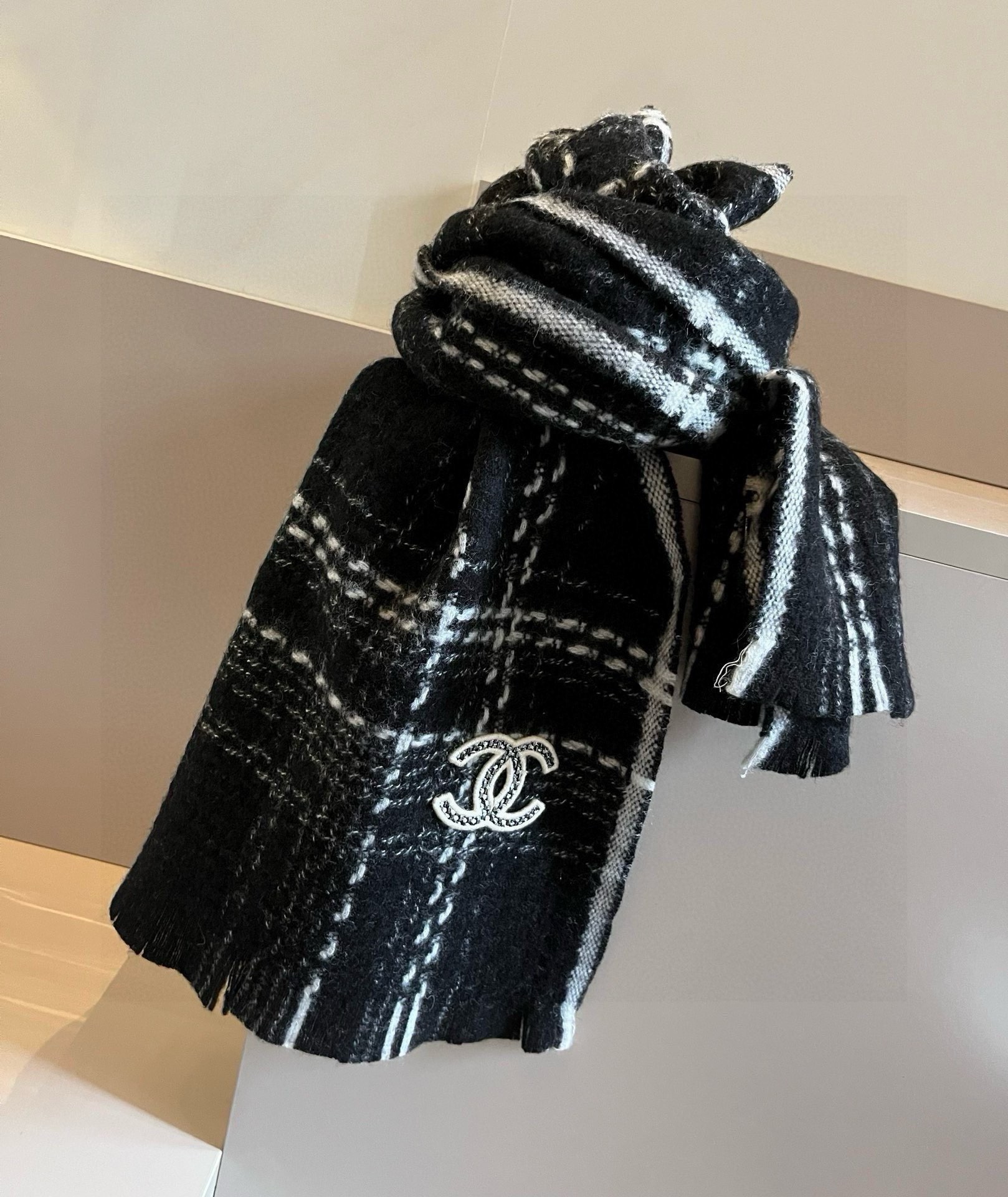 【CHANEL  シャネル 】スカーフ32*186CM  241209