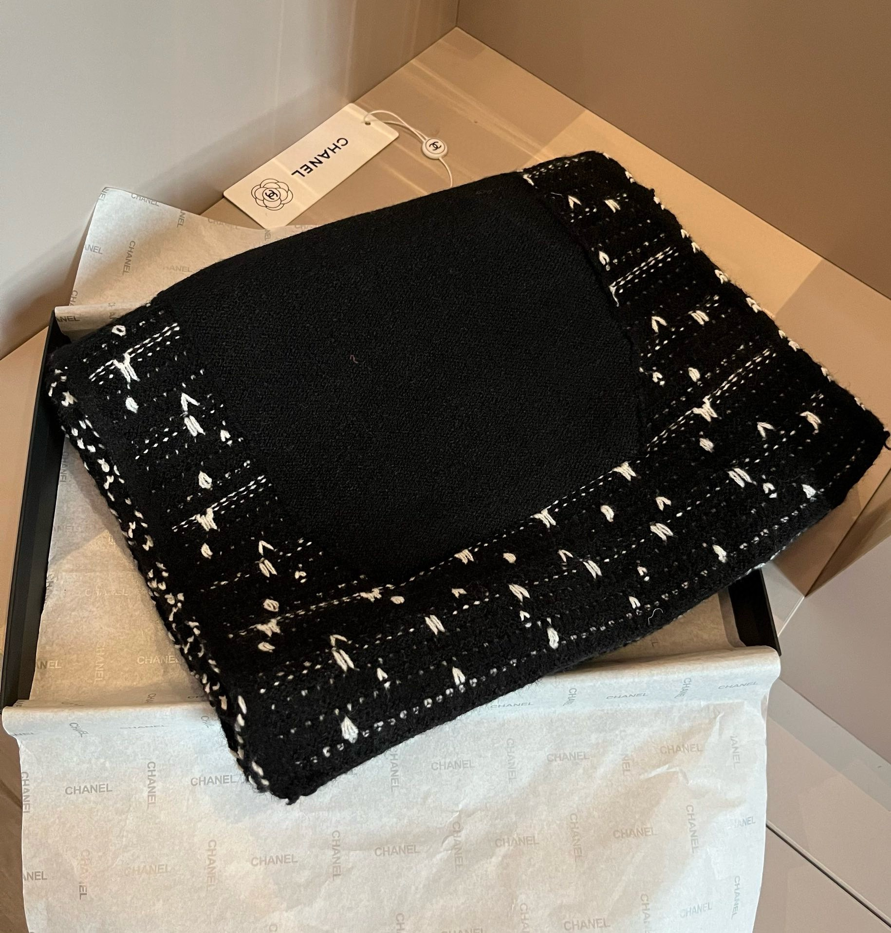 【CHANEL  シャネル 】スカーフ30*180CM  241209