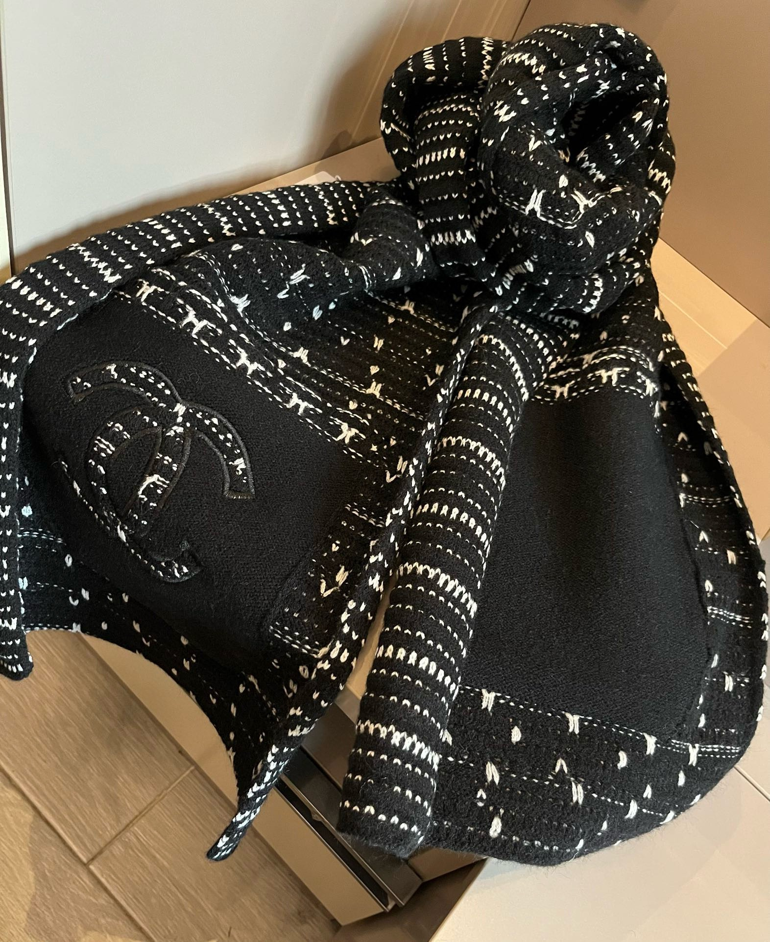 【CHANEL  シャネル 】スカーフ30*180CM  241209