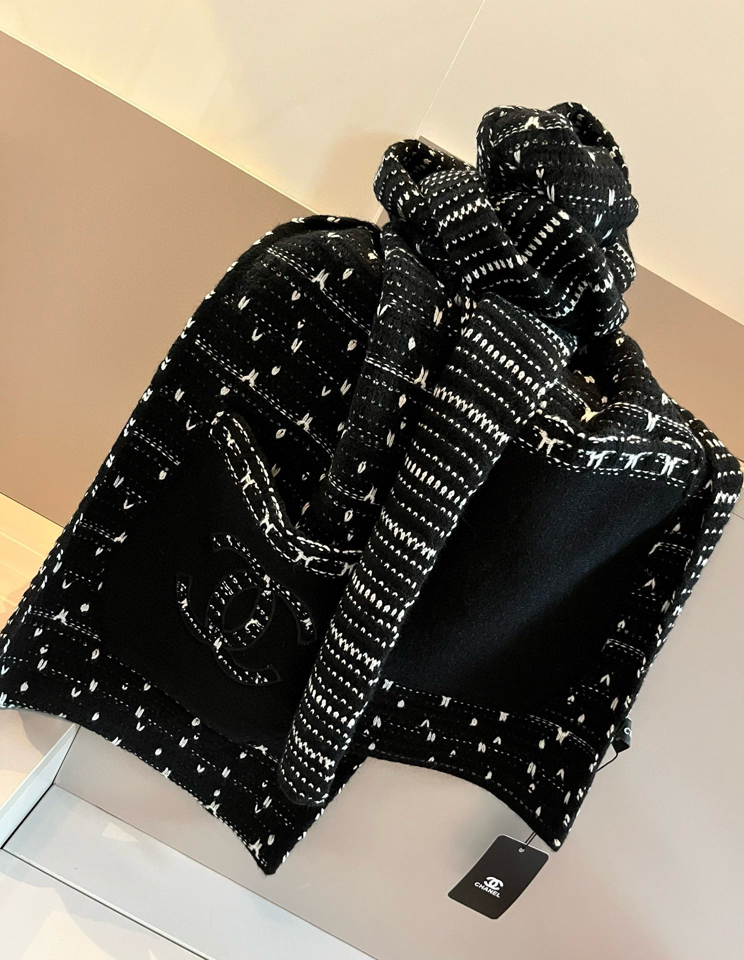 【CHANEL  シャネル 】スカーフ30*180CM  241209