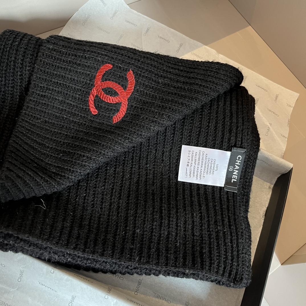 【CHANEL  シャネル 】スカーフ30*180CM  241209