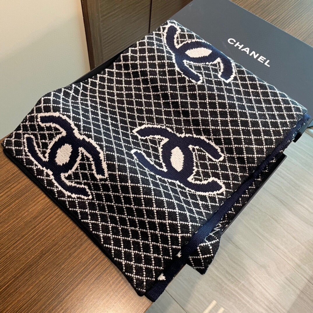【CHANEL  シャネル 】スカーフ35*200CM  241209