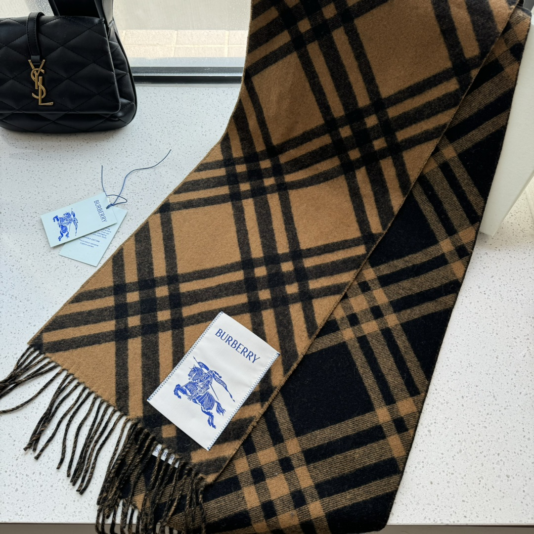 【BURBERRY  バーバリー】スカーフ30*168CM  241209