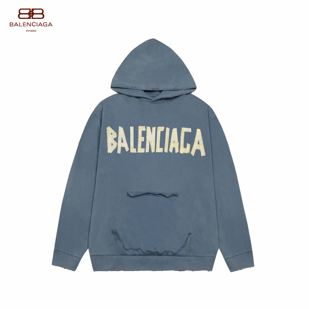 【BALENCIAGA 公式旗艦店】バレンシアガ  パーカー  スウェット ご好評に付き再入荷！241211