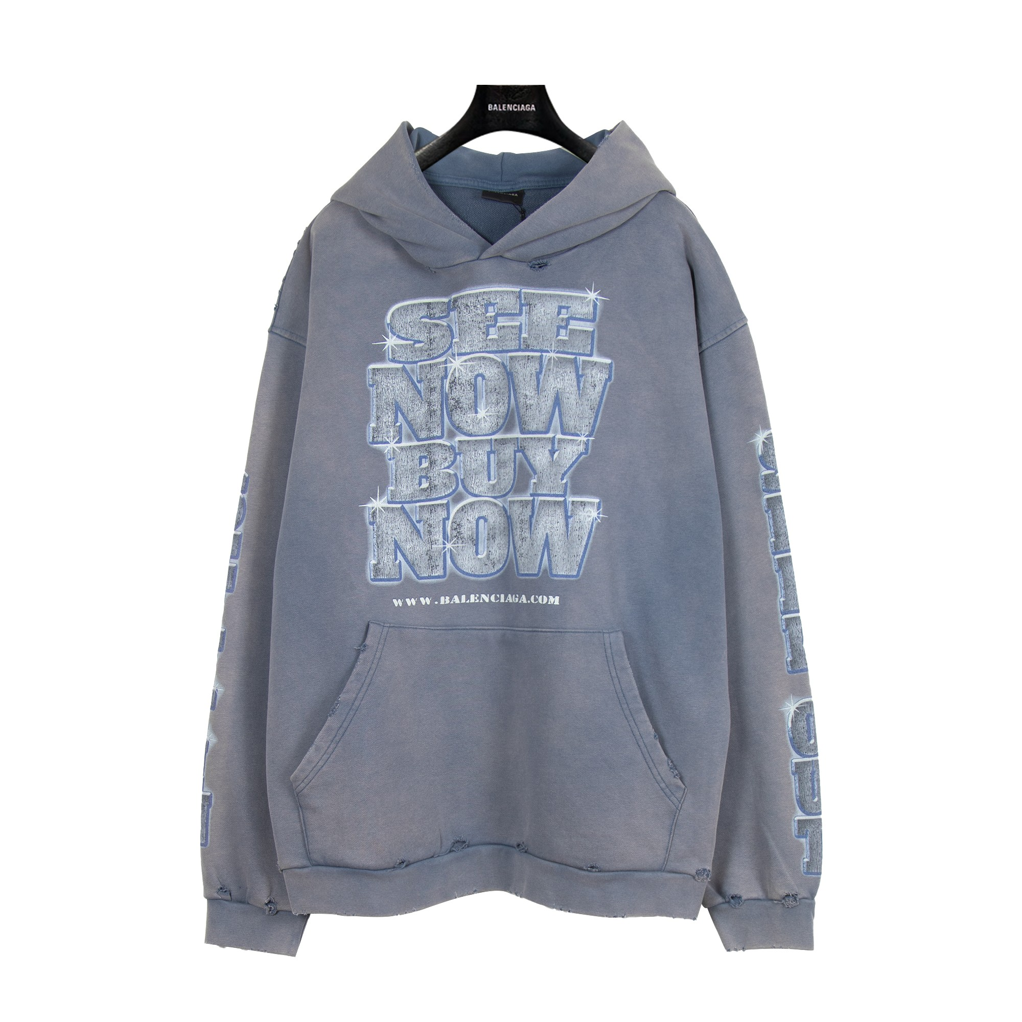 【BALENCIAGA 公式旗艦店】バレンシアガ パーカー スウェット ご好評に付き再入荷！241211