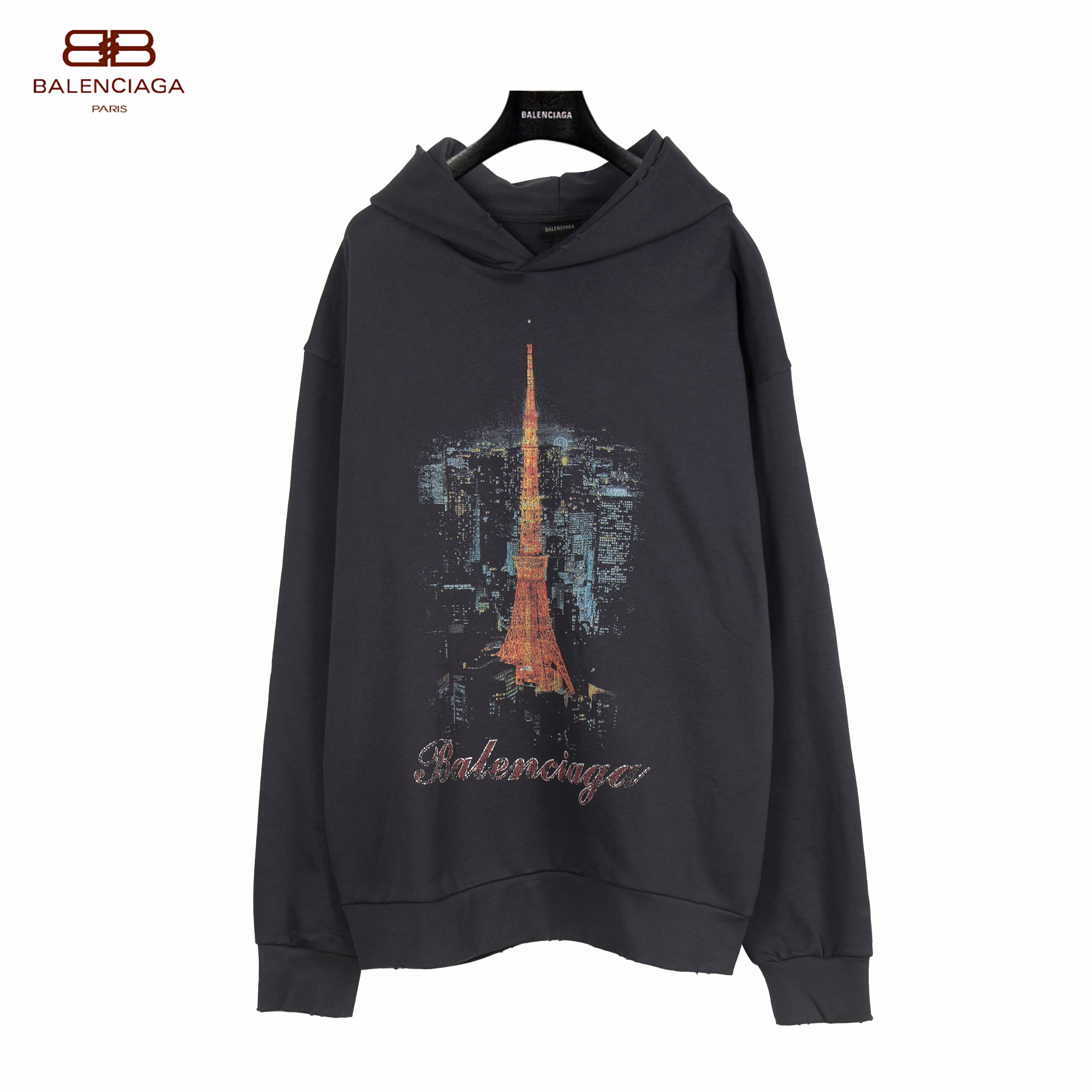 【BALENCIAGA 公式旗艦店】バレンシアガ パーカー スウェット ご好評に付き再入荷！241211