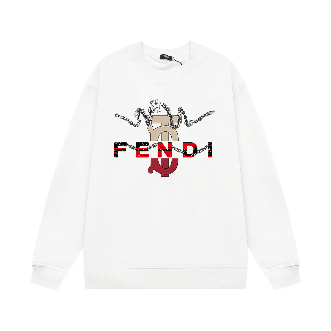 【FENDI  公式旗艦店】フェンディ丸首の衛衣 スウェット ご好評に付き再入荷！