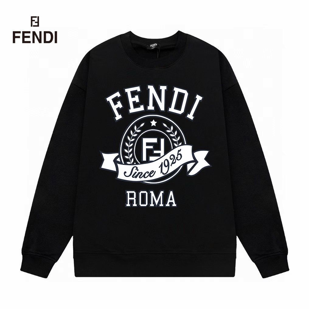 【FENDI  公式旗艦店】フェンディ丸首の衛衣 スウェット ご好評に付き再入荷！241211