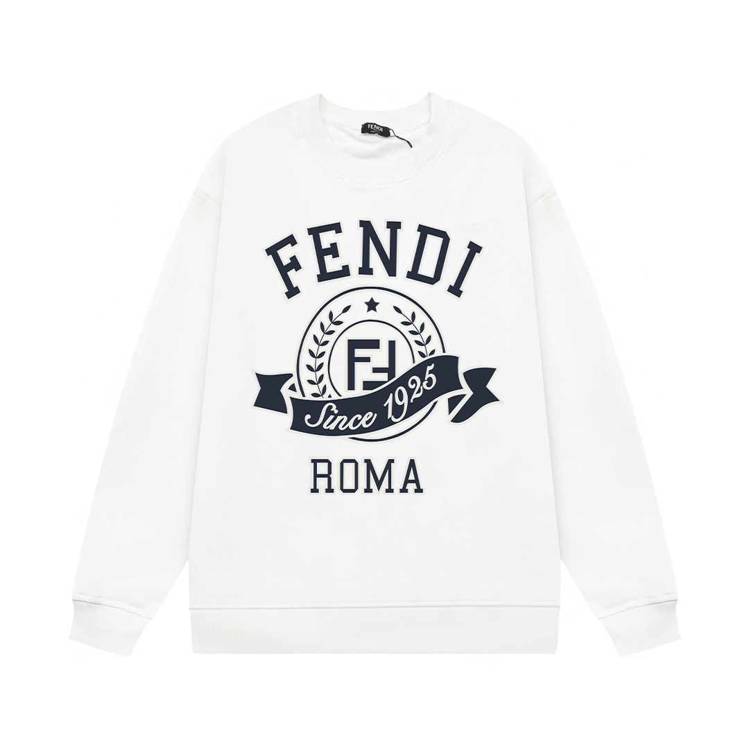 【FENDI  公式旗艦店】フェンディ丸首の衛衣 スウェット ご好評に付き再入荷！241211