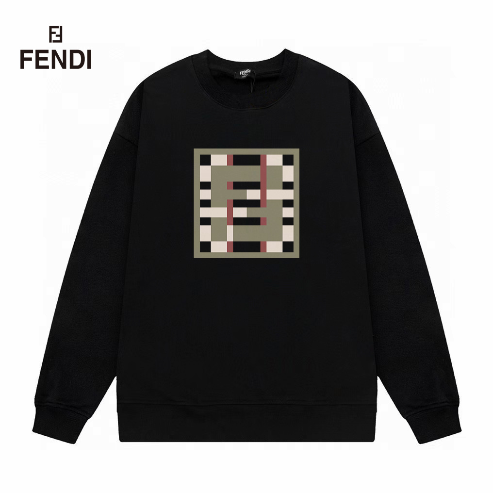 【FENDI  公式旗艦店】フェンディ丸首の衛衣 スウェット ご好評に付き再入荷！241211