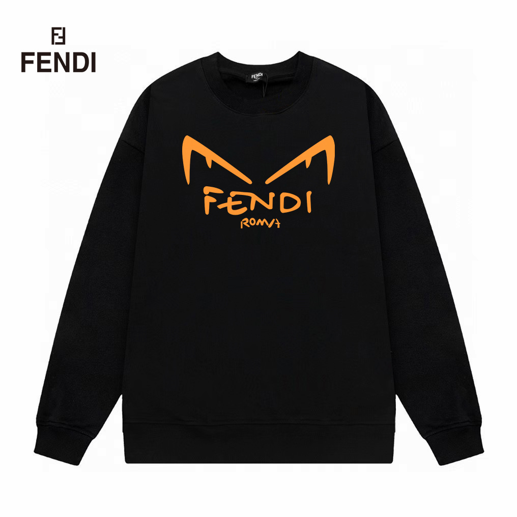 【FENDI  公式旗艦店】フェンディ丸首の衛衣 スウェット ご好評に付き再入荷！241211