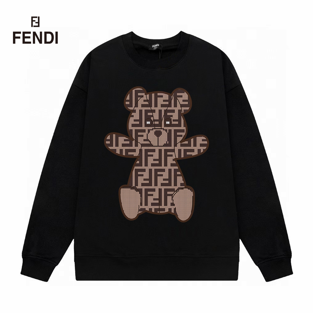 【FENDI  公式旗艦店】フェンディ丸首の衛衣 スウェット ご好評に付き再入荷！241211