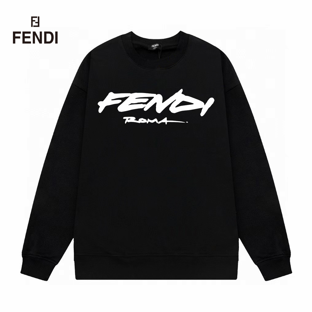 【FENDI  公式旗艦店】フェンディ丸首の衛衣 スウェット ご好評に付き再入荷！241211
