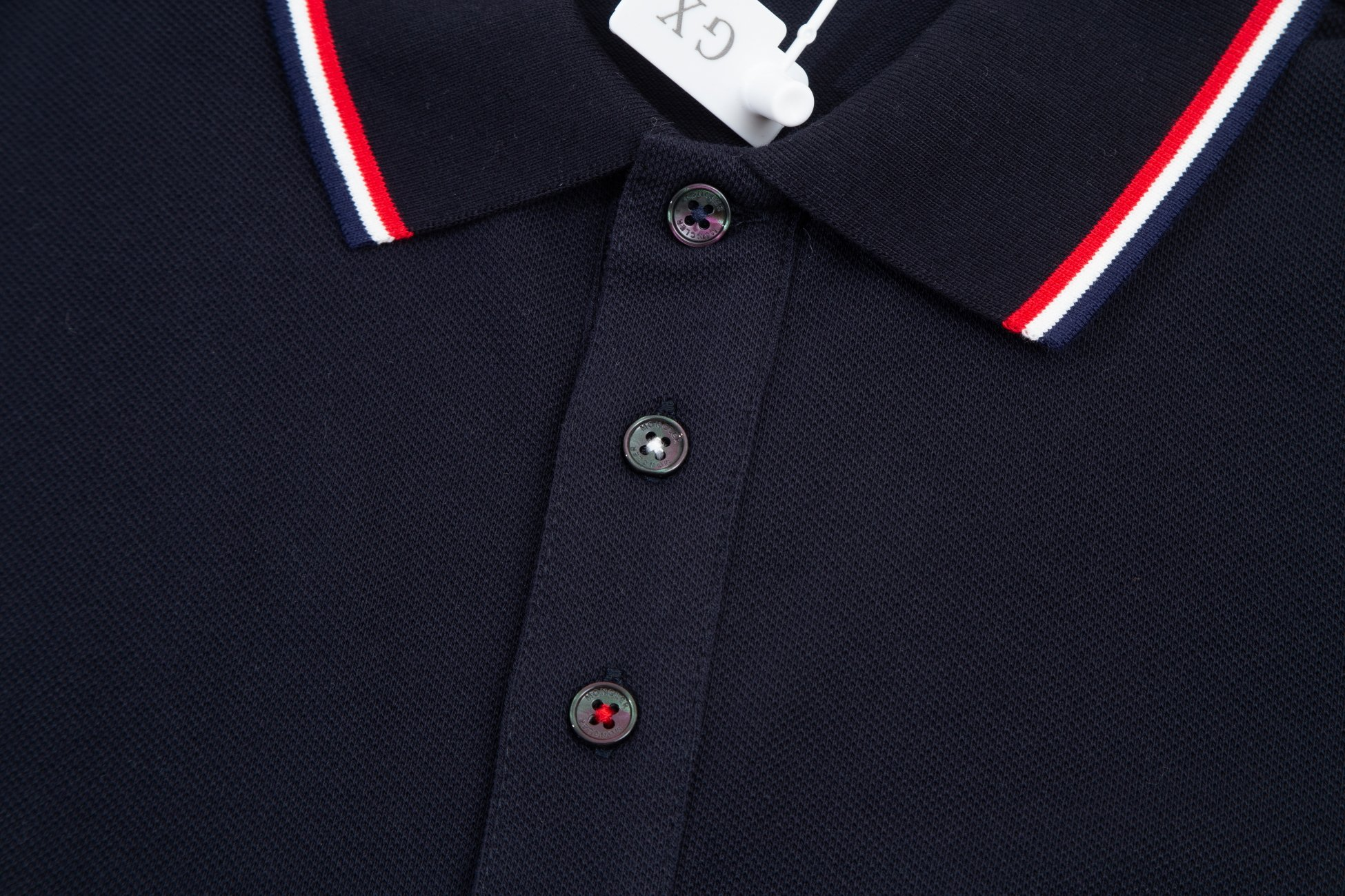 【MONCLER 公式旗艦店】 モンクレール  長袖ポロシャツ  ご好評に付き再入荷！241223