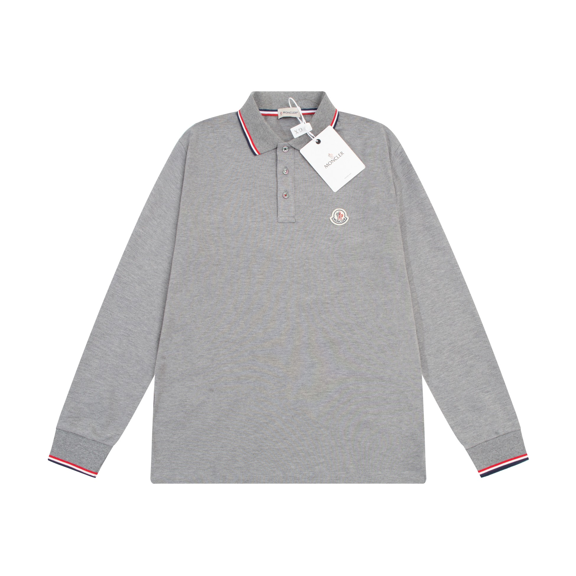 【MONCLER 公式旗艦店】 モンクレール  長袖ポロシャツ  ご好評に付き再入荷！241223