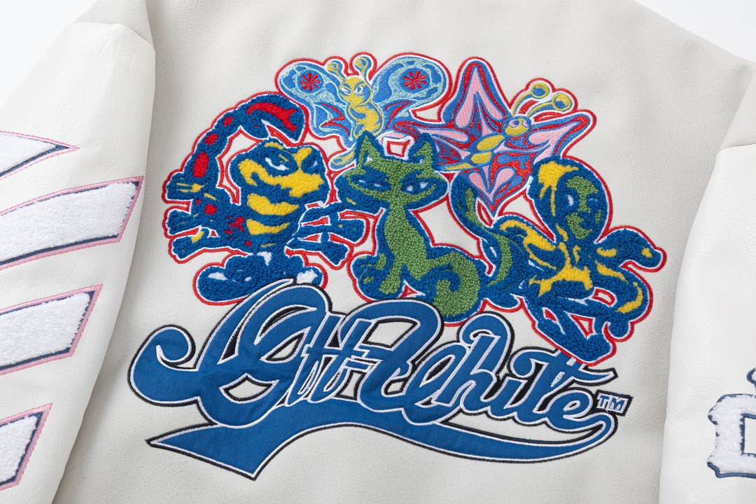 【OFF-WHITE  公式旗艦店】オフホワイト  野球着  ジャケット着ご好評に付き再入荷！241216