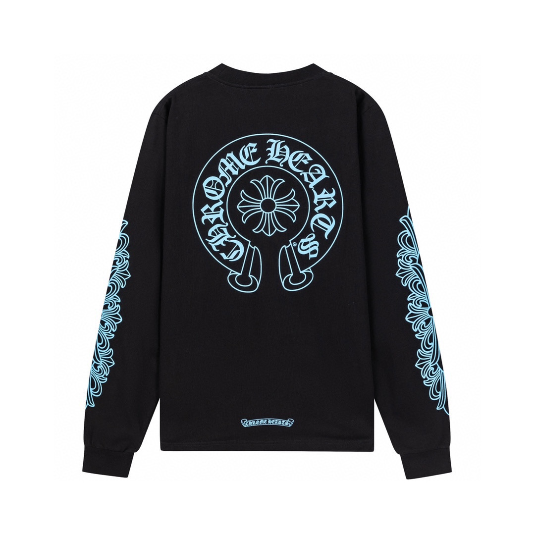 【CHROME HEARTS 公式旗艦店】クロムハーツ  丸首の衛衣  スウェットご好評に付き再入荷！241217