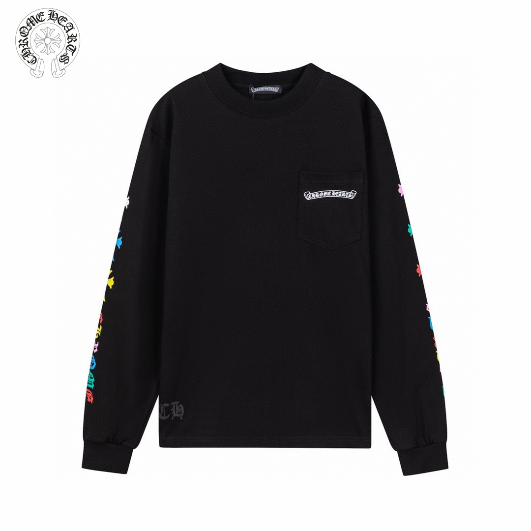 【CHROME HEARTS 公式旗艦店】クロムハーツ  丸首の衛衣  スウェットご好評に付き再入荷！241217