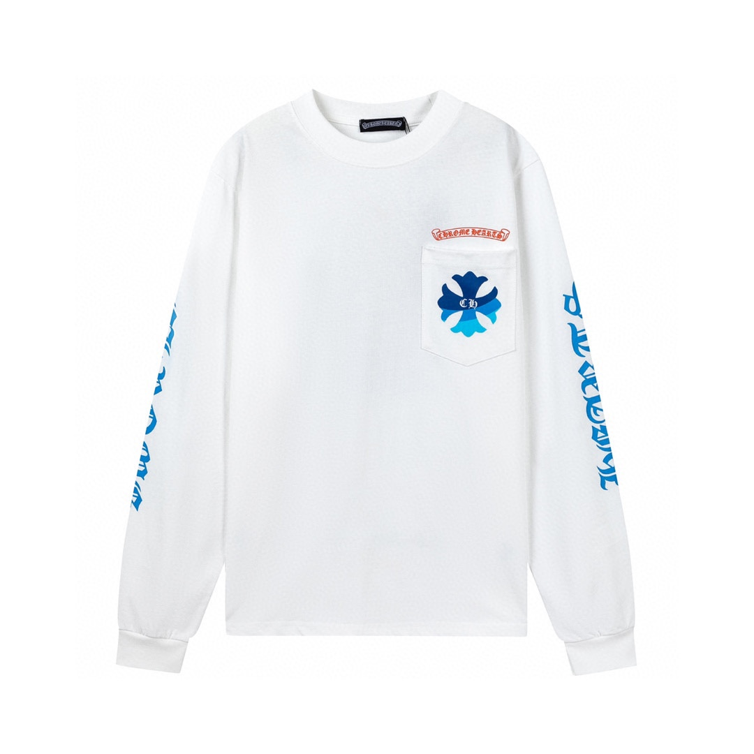 【CHROME HEARTS 公式旗艦店】クロムハーツ  丸首の衛衣  スウェットご好評に付き再入荷！241217