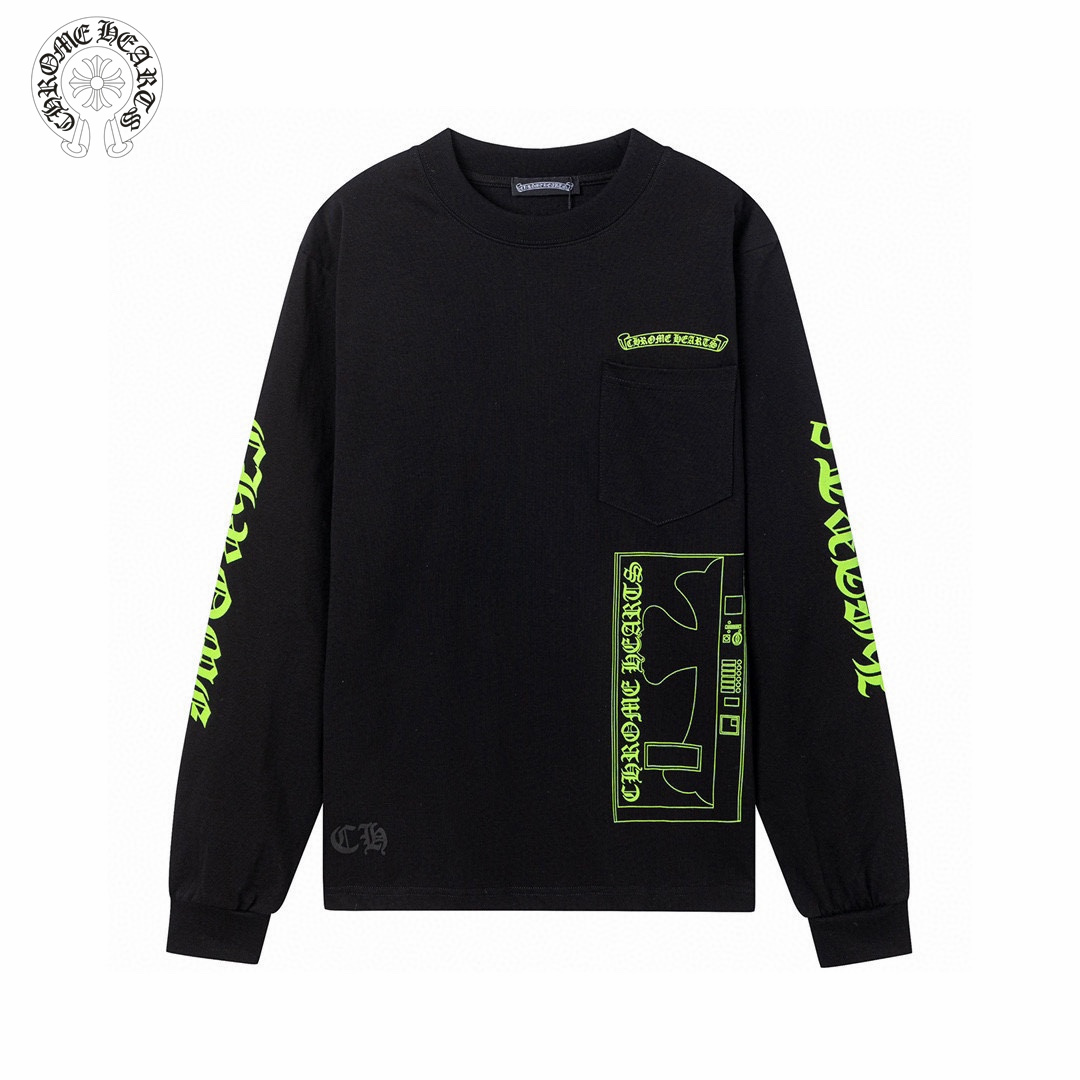 【CHROME HEARTS 公式旗艦店】クロムハーツ  丸首の衛衣  スウェットご好評に付き再入荷！241217