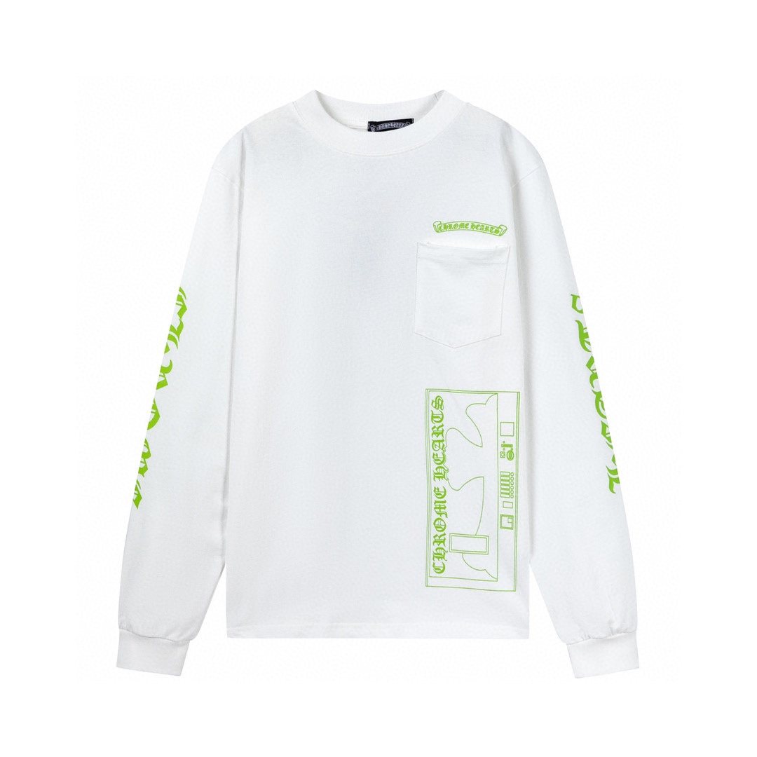 【CHROME HEARTS 公式旗艦店】クロムハーツ  丸首の衛衣  スウェットご好評に付き再入荷！241217