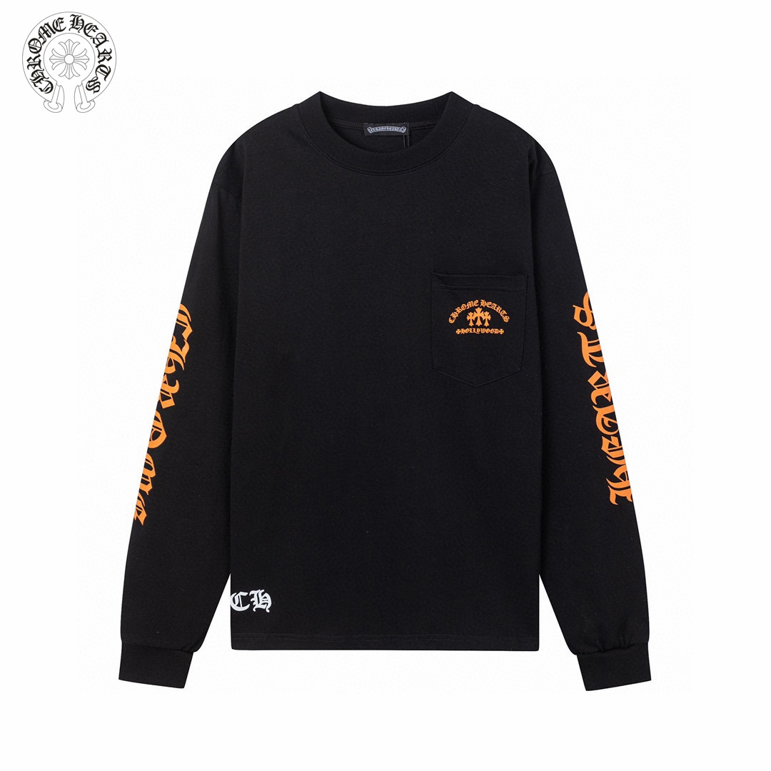 【CHROME HEARTS 公式旗艦店】クロムハーツ  丸首の衛衣  スウェットご好評に付き再入荷！241217