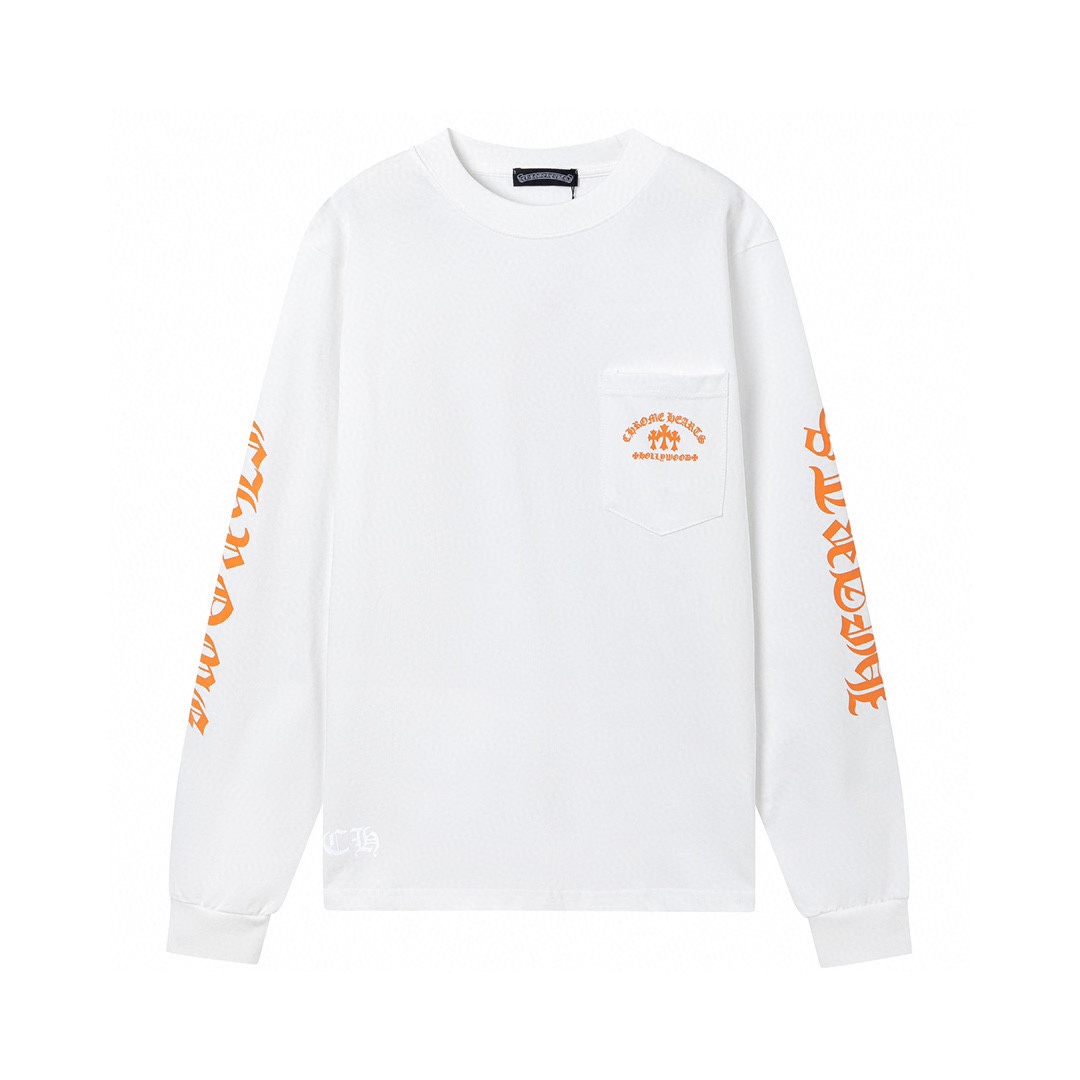 【CHROME HEARTS 公式旗艦店】クロムハーツ  丸首の衛衣  スウェットご好評に付き再入荷！241217