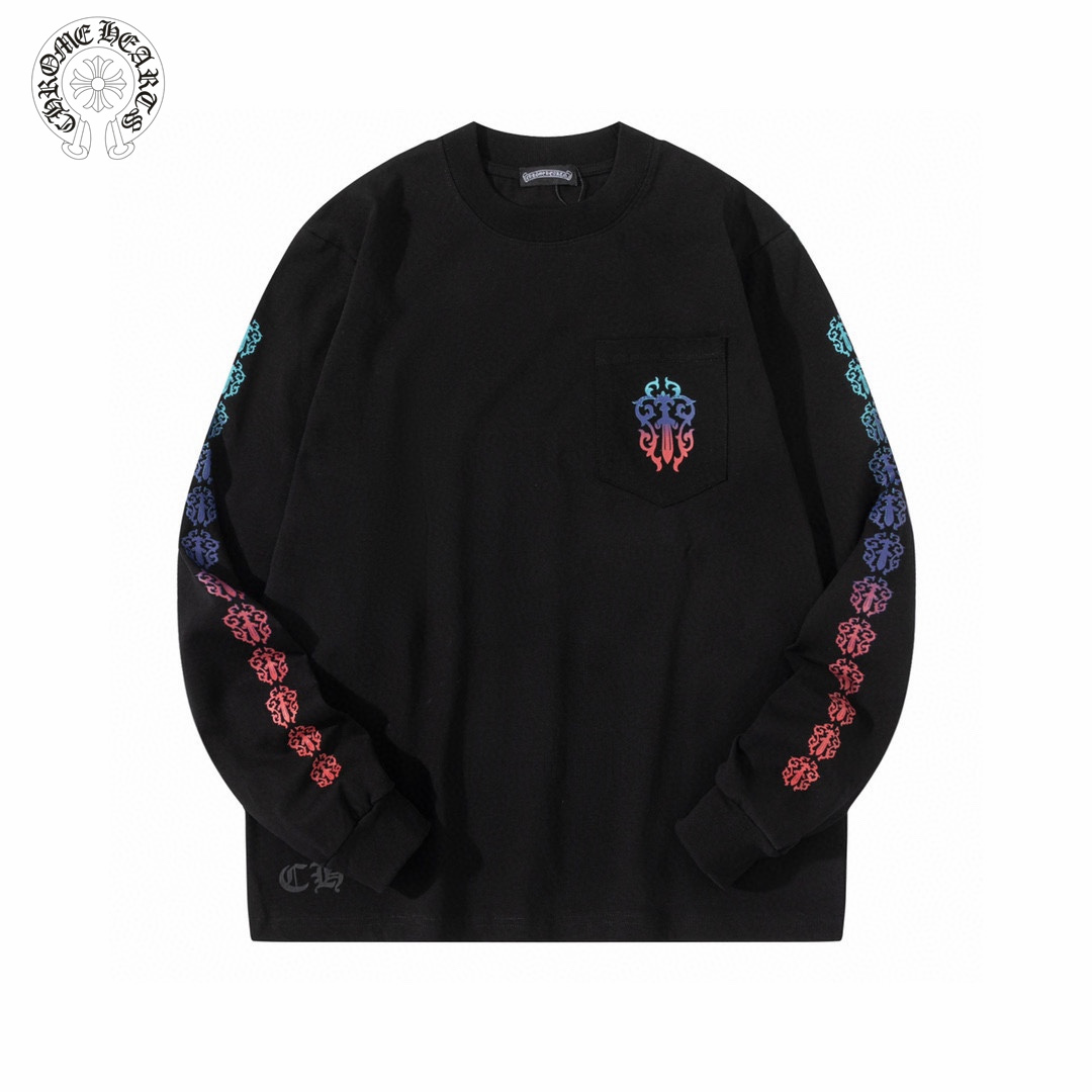 【CHROME HEARTS 公式旗艦店】クロムハーツ  丸首の衛衣  スウェットご好評に付き再入荷！241217