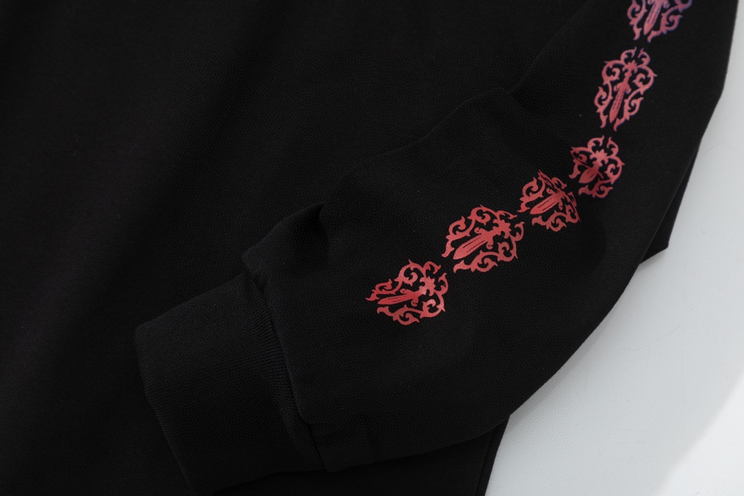 【CHROME HEARTS 公式旗艦店】クロムハーツ  丸首の衛衣  スウェットご好評に付き再入荷！241217