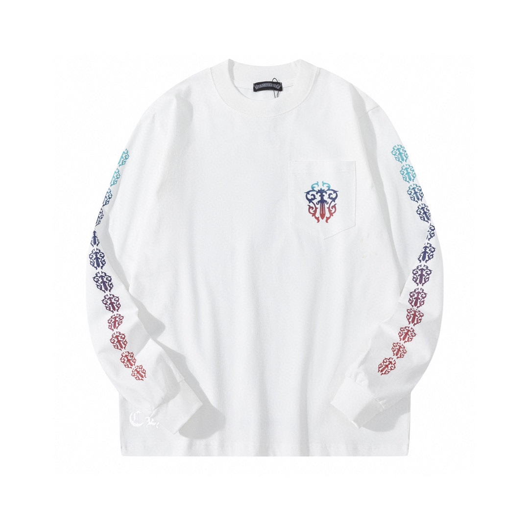 【CHROME HEARTS 公式旗艦店】クロムハーツ  丸首の衛衣  スウェットご好評に付き再入荷！241217