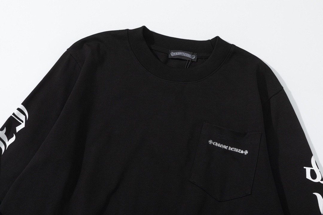 【CHROME HEARTS 公式旗艦店】クロムハーツ  丸首の衛衣  スウェットご好評に付き再入荷！241217